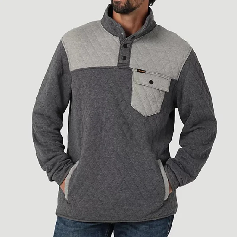 Wrangler Men's Quarter Snap Pullover