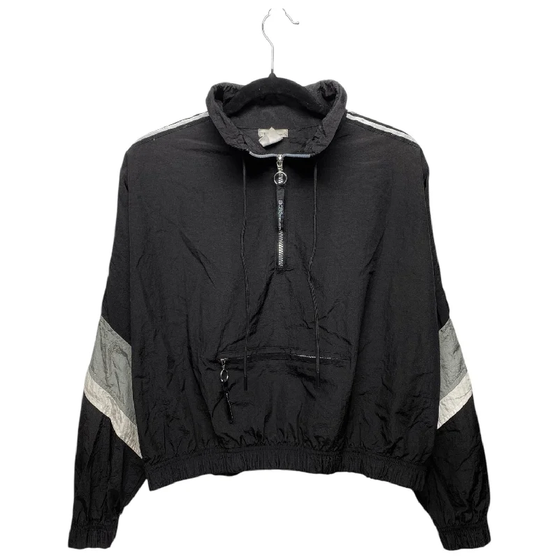 Jacket Windbreaker By Bcbgeneration In Black & White, Size: L