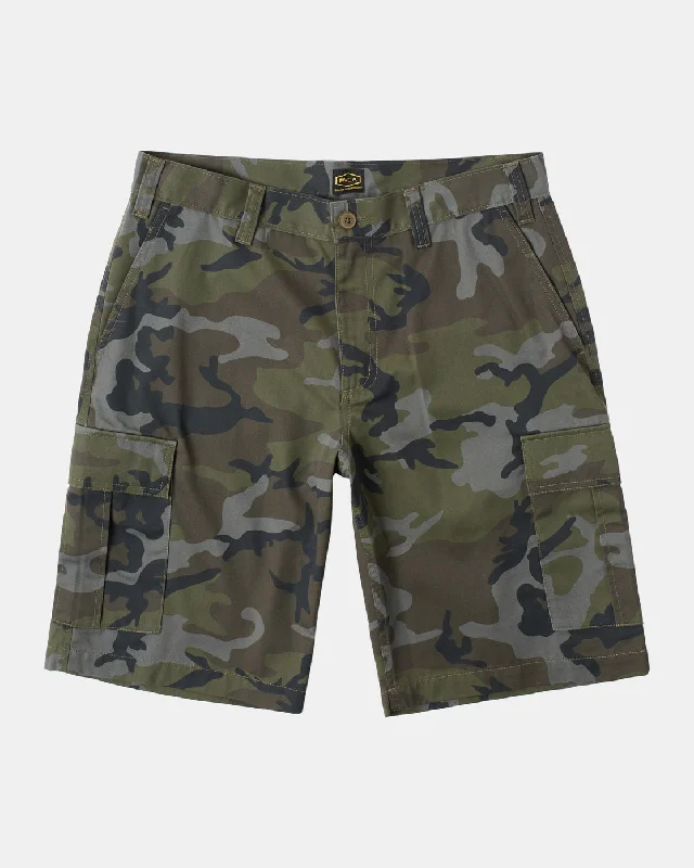 Dayshift Collection Americana Cargo Shorts - Camo