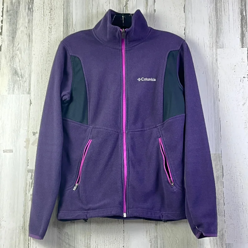 Jacket Fleece By Columbia In Purple, Size: M