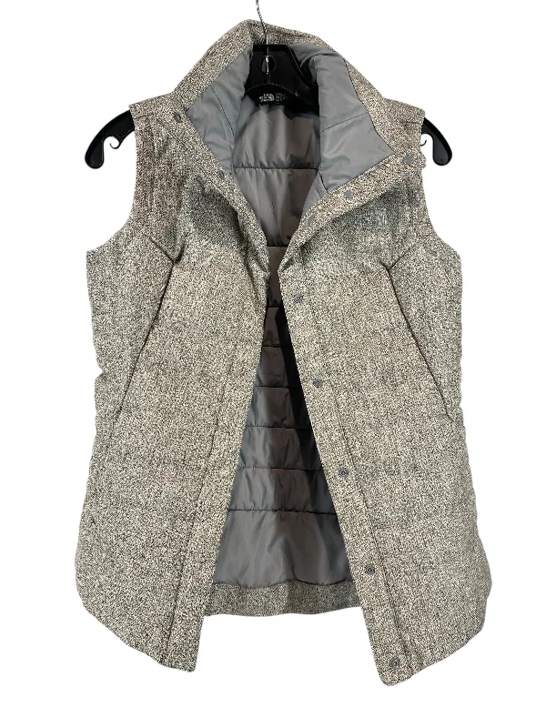 Vest Puffer & Quilted By The North Face In Grey, Size: Xs