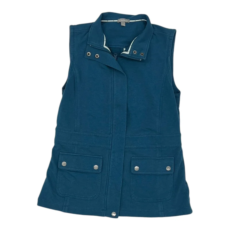 Vest Other By Talbots In Blue, Size:Xs