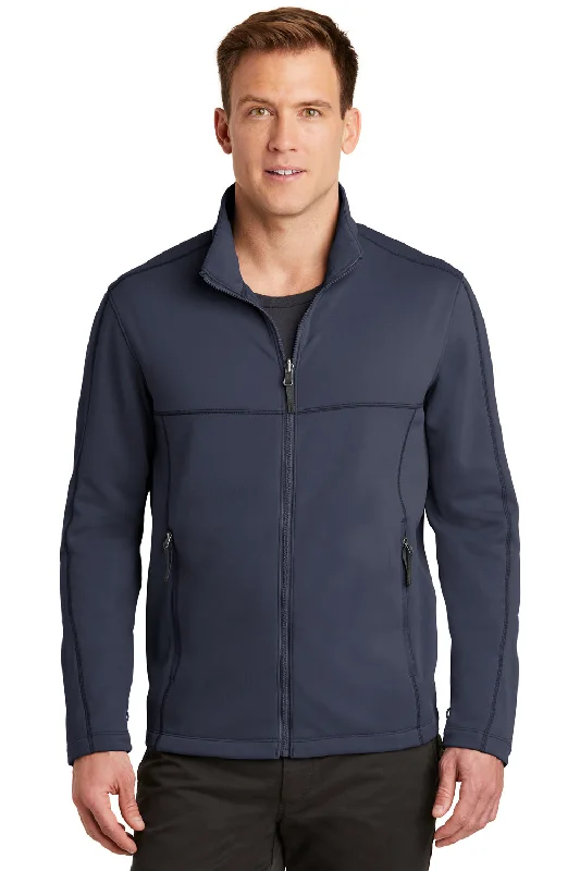 Port Authority Mens Collective Full Zip Smooth Fleece Jacket - River Navy Blue