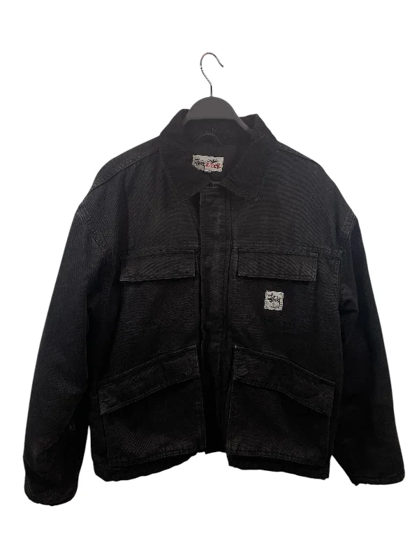 STUSSY/OUR LEGACY/Jacket/M/Cotton/BLK/SYTLE 115589