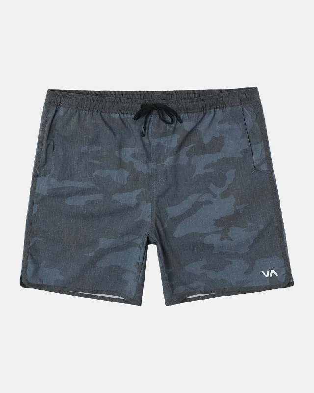 Yogger Hybrid 17" Athletic Shorts - Navy Camo