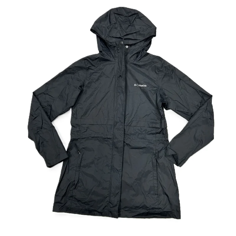 Jacket Windbreaker By Columbia In Black, Size: M