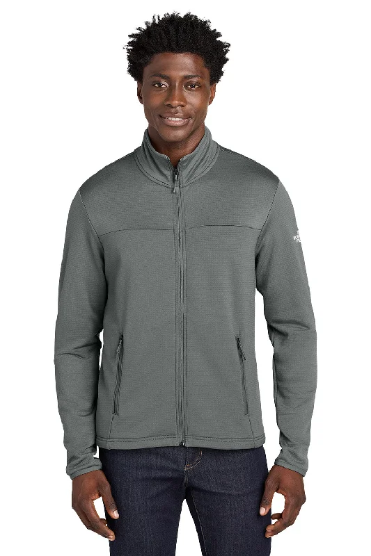 The North Face Mens Aim Fleece Full Zip Jacket - Smoked Pearl Grey - COMING SOON