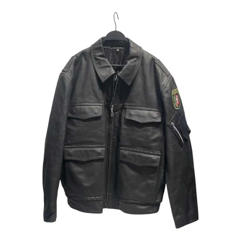 Beckumer Leder /Leather Jkt/54/Leather/BLK/Polizei