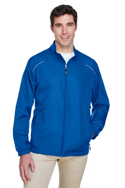 Core 365 Mens Motivate Water Resistant Full Zip Jacket - True Royal Blue