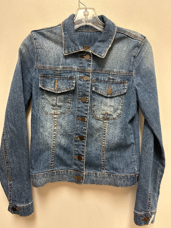 Jacket Denim By Kut In Blue Denim, Size: S