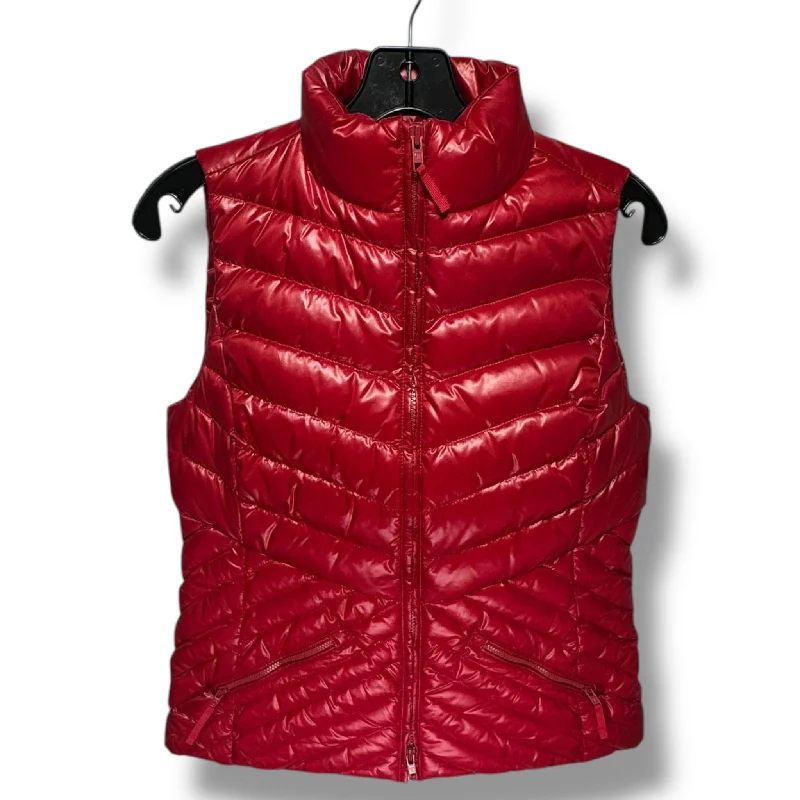 Vest Puffer & Quilted By Talbots In Red, Size: Sp