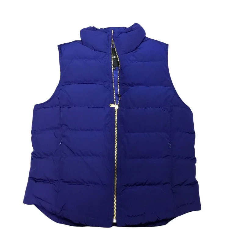 Vest Puffer & Quilted By Talbots In Blue, Size: M