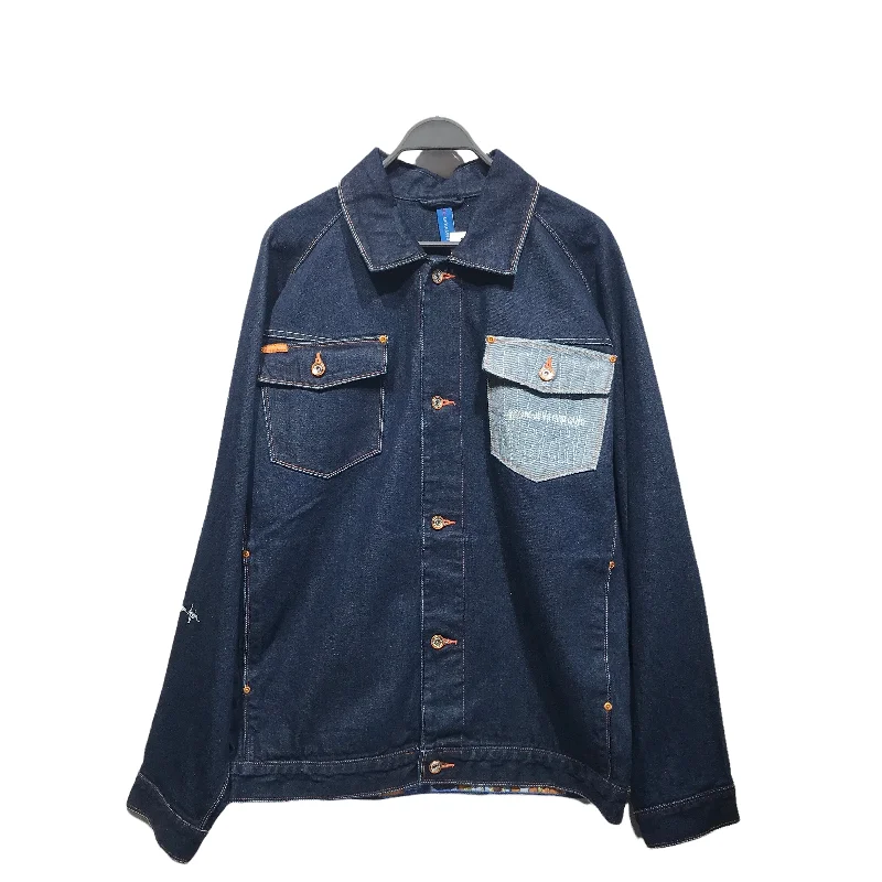 Fubu//Denim Jkt/XL/BLU/Denim/Plain