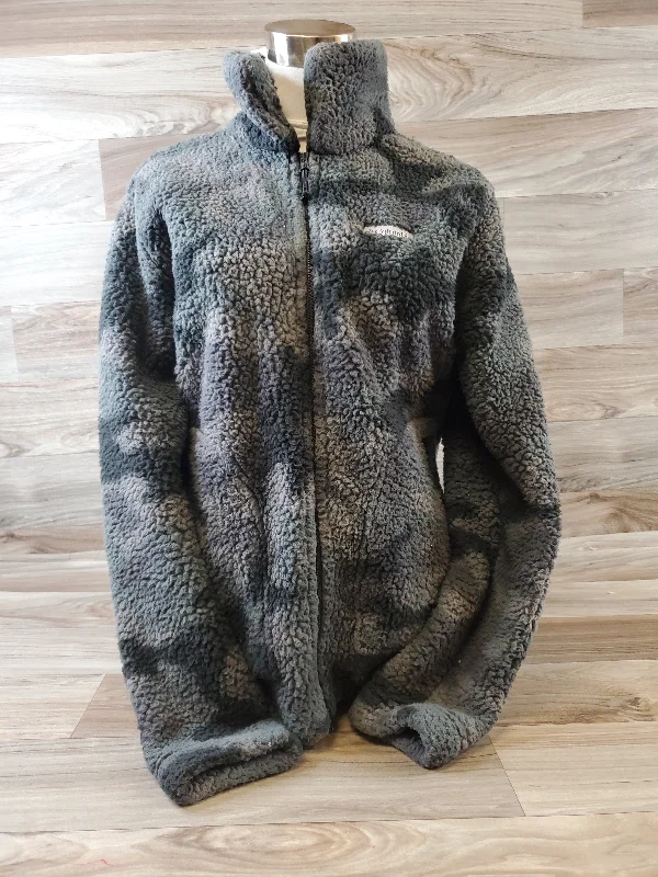 Jacket Fleece By Columbia In Grey, Size: M