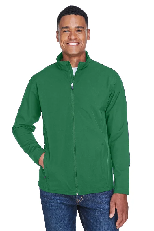 Team 365 Mens Leader Windproof & Waterproof Full Zip Jacket - Dark Green