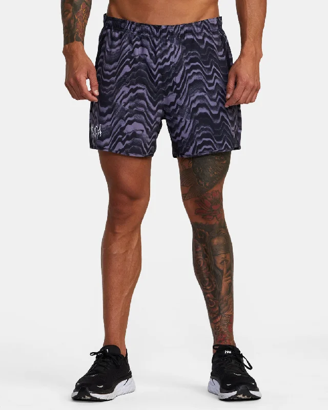 Yogger 15" Running Shorts - Plum Warp