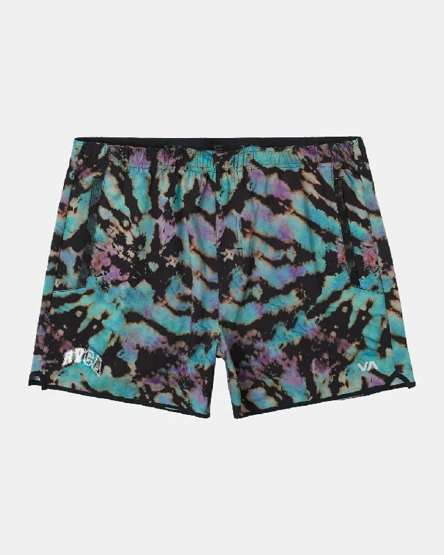 Yogger 15" Running Shorts - Black Tie Dye