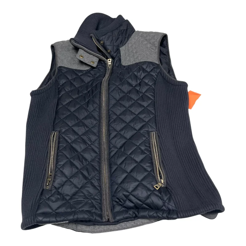 Vest Puffer & Quilted By Johnston & Murphy In Navy, Size: S