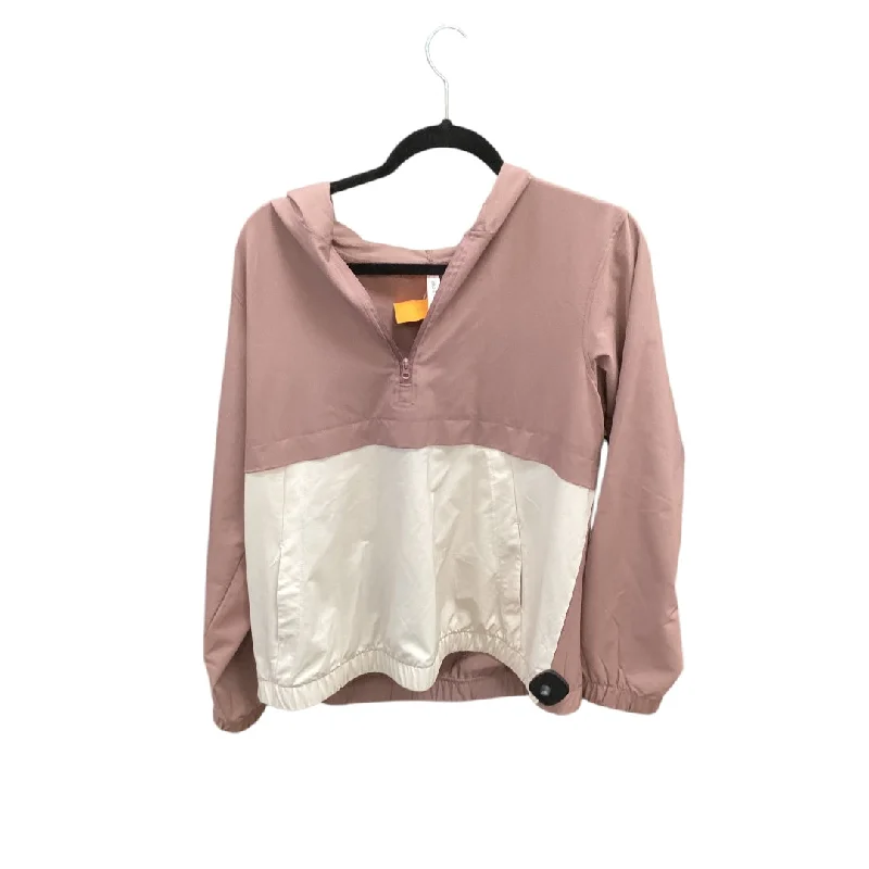 Jacket Windbreaker By Clothes Mentor In Mauve, Size: L