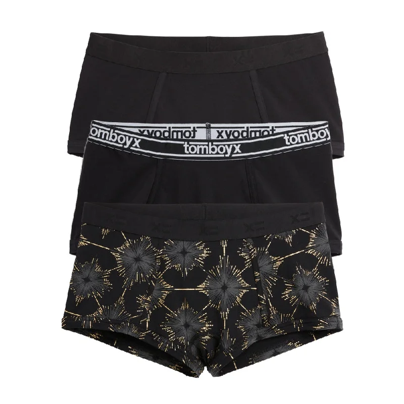 Boy Shorts 3-Pack - Art Deco