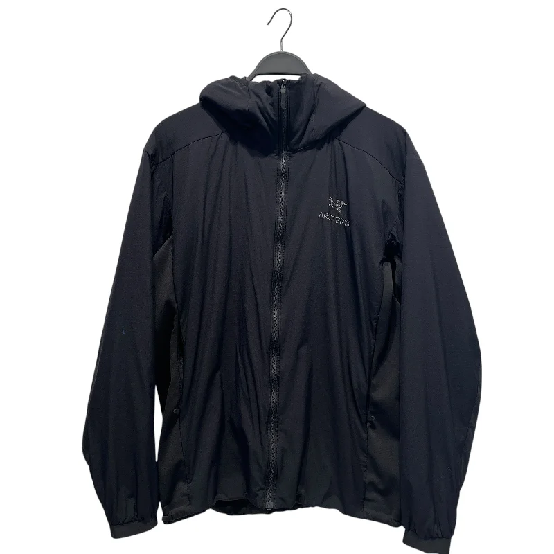 ARC'TERYX VEILANCE/Windbreaker/L/Nylon/BLK/ATOM HOODED JKT