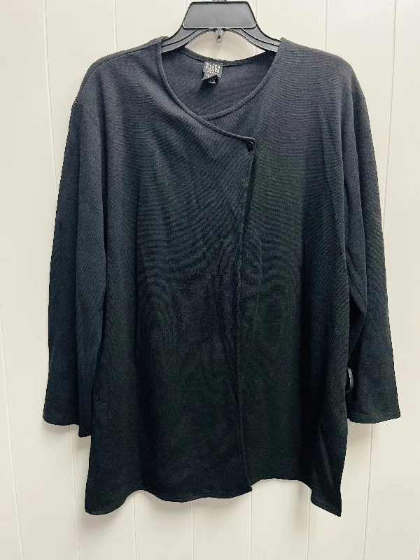 Jacket Other By Eileen Fisher In Black, Size: S