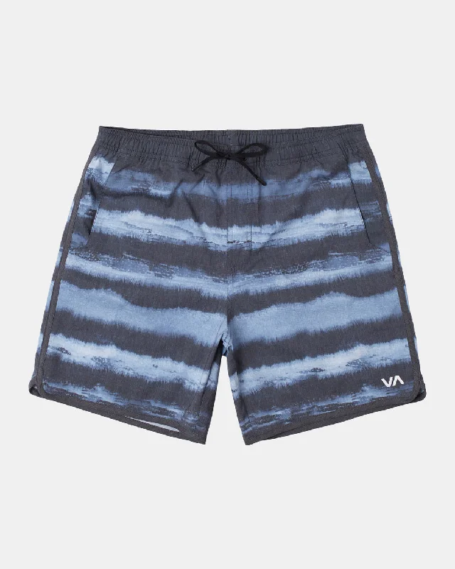 Yogger Hybrid 17" Athletic Shorts - Furry Stripe Midnight