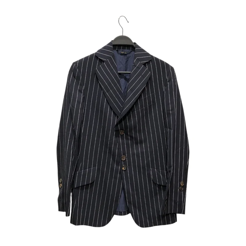 Vivienne Westwood MAN/Tailored Jkt/44/Navy/Wool/Stripe/S25BN0353