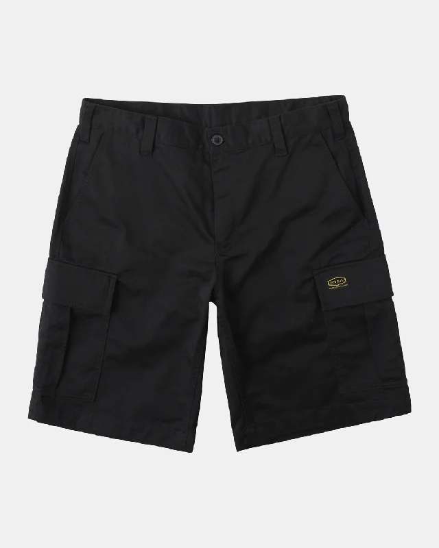 Dayshift Collection Americana Cargo Shorts - Black