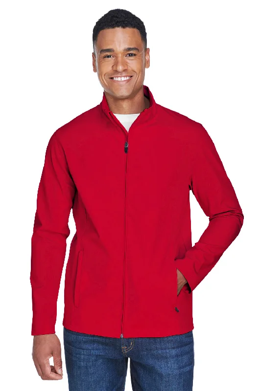 Team 365 Mens Leader Windproof & Waterproof Full Zip Jacket - Red