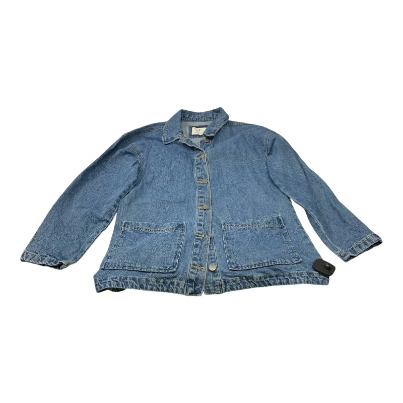 Jacket Denim By Jade & Ivory In Blue, Size: M