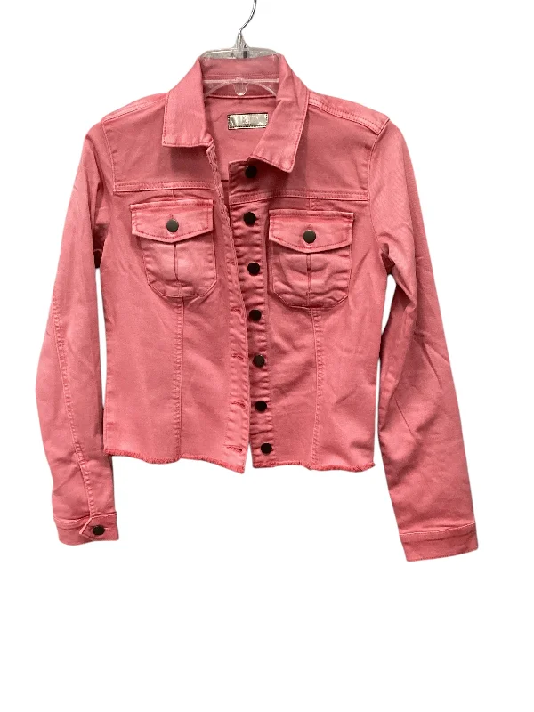 Jacket Denim By Kut In Pink, Size: Xs